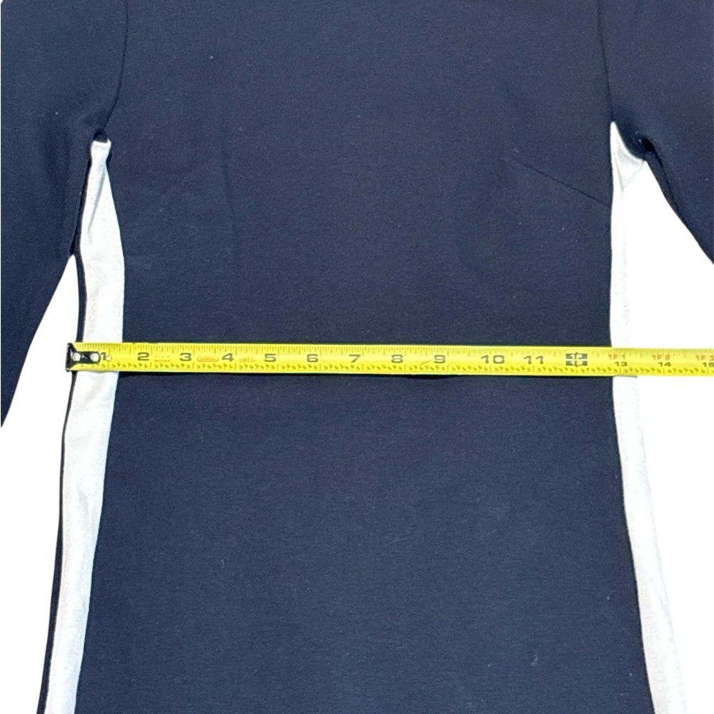 Michael Michael Kors Navy Blue Sheath Sporty Dress With White Accent Size XS - Picture 6 of 9